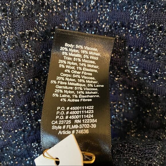 Babaton - Navy Metallic Sweater - Picture 14 of 15